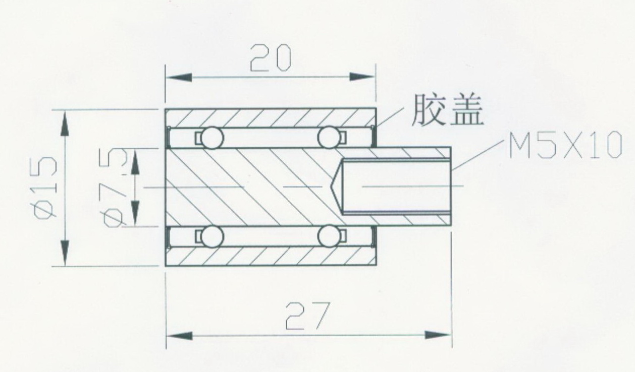 STB0485 非標(biāo)不銹鋼雙列深溝球軸承 尺寸：7.5*15*20*27 產(chǎn)品編號:STB0485