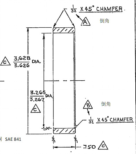 STB0435 機械配件-銅軸套 尺寸參數(shù)：82.931*92.151*19.05 產品編號：STB0435